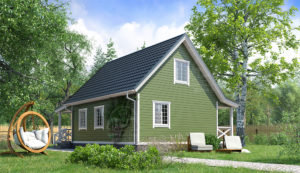 проект каркасного дома Малахит Москва