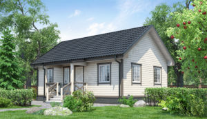 Каркасный дом 9x7,5 Сапфир