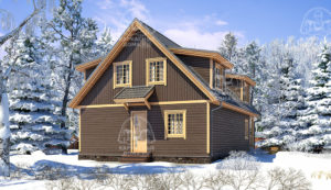 каркасный дом Топаз под ключ