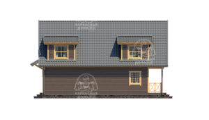 каркасный дом 12x8 Москва