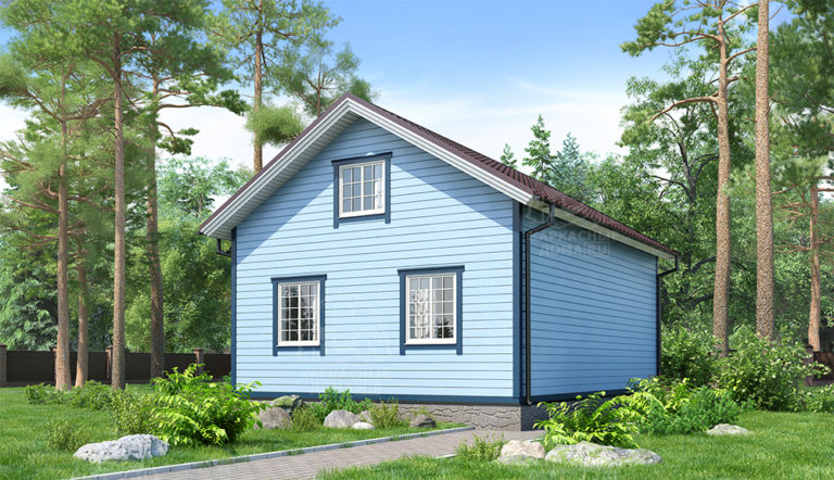 проект каркасного дома Бирюза Москва