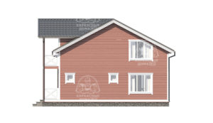 каркасный дом 11,3x10,3 Москва