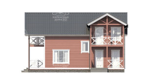 проект каркасного дома Лазурит Москва