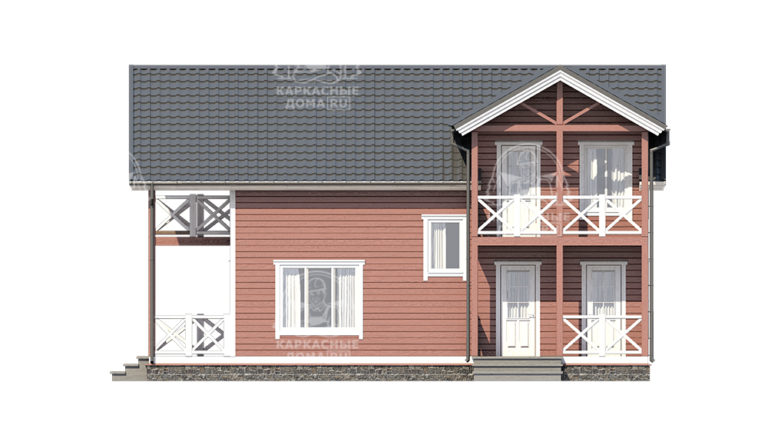 проект каркасного дома Лазурит Москва