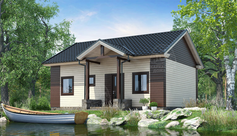 каркасный дом 8,5x9 Москва