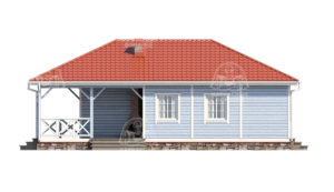 каркасный дом 12x8,5 Москва