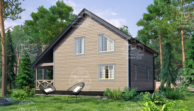 проект каркасного дома Рубин Москва