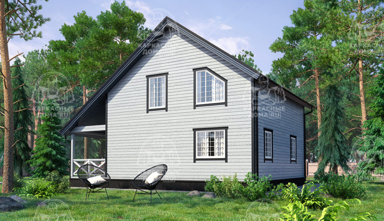 каркасный дом Рубин под ключ