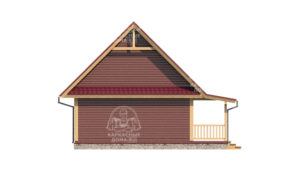 каркасный дом 10,5x9 Москва