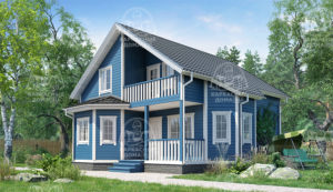 Каркасный дом 11,5x9 Опал