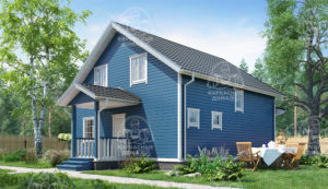 проект каркасного дома Опал Москва