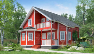 каркасный дом 11,5x9 под ключ