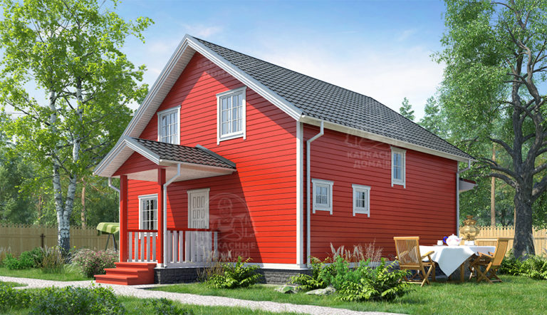 каркасный дом Опал под ключ