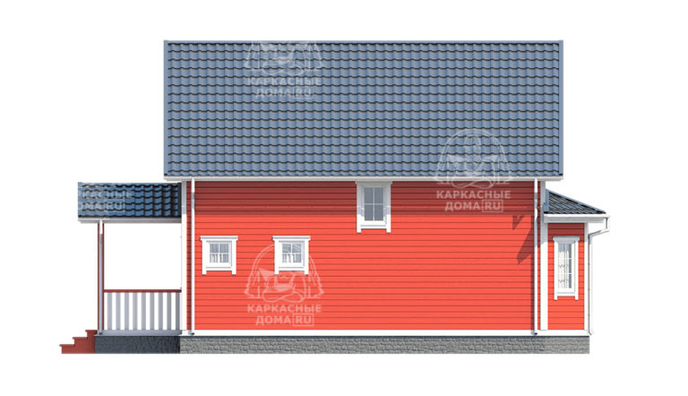каркасный дом 11,5x9 Москва