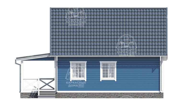 каркасный дом 10,5x7,5 Москва