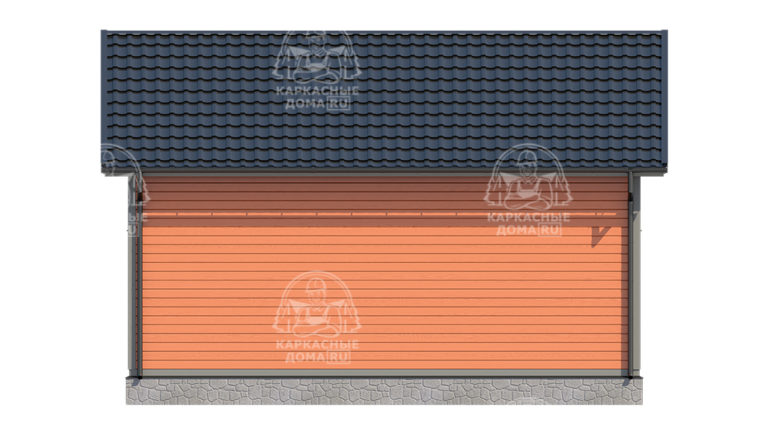 каркасный дом 8x7,5 Москва