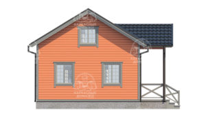 проект каркасного дома Бирюза Москва