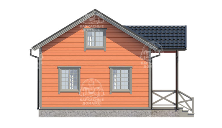 проект каркасного дома Бирюза Москва