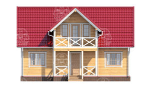 каркасный дом 10x8 Москва