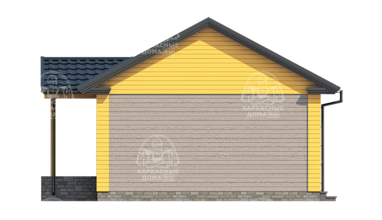 каркасный дом 8,5x9 Москва