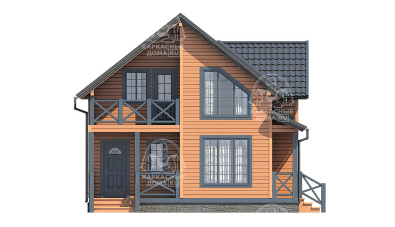 каркасный дом 8на8 Москва