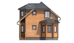 каркасный дом 10x7 Москва