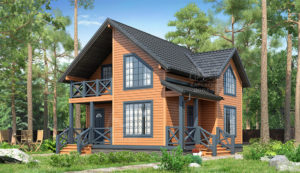 каркасный дом 8на8 под ключ