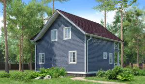 проект каркасного дома Гранат Москва