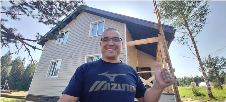 Полутораэтажный дом в КП «Центральное Раздолье 2».