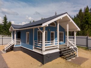 Каркасный дом со вторым светом