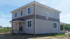 Строительство двухэтажного дома в Жоржино