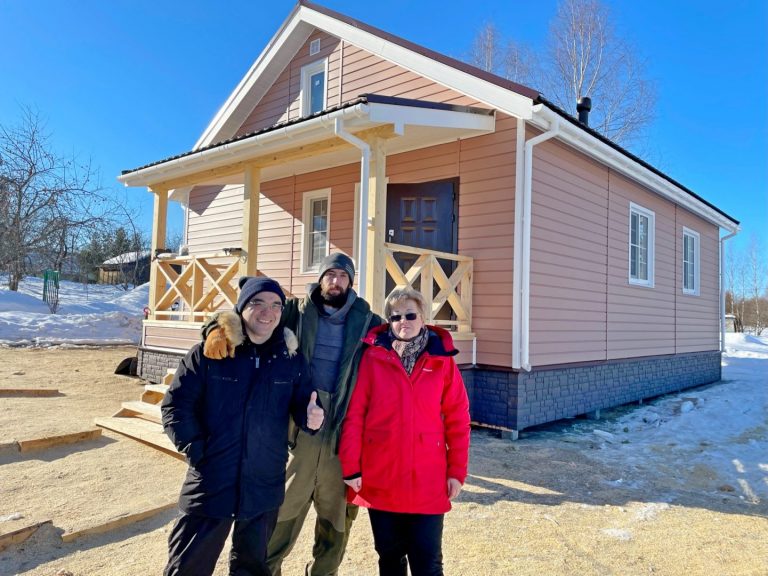 Одноэтажный дом 8х10 м — Сланцевский район