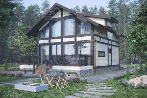 Каркасный дом 8x14 Диопсид