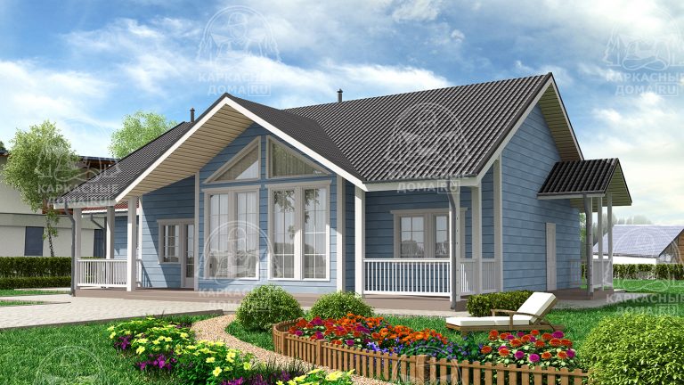 проект каркасного дома 10x19 Москва