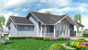 Каркасный дом 10x19 Гидденит