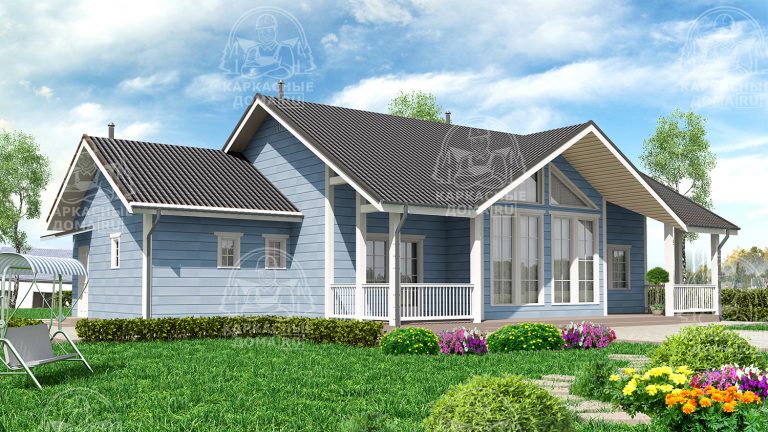 Каркасный дом 10x19 Гидденит