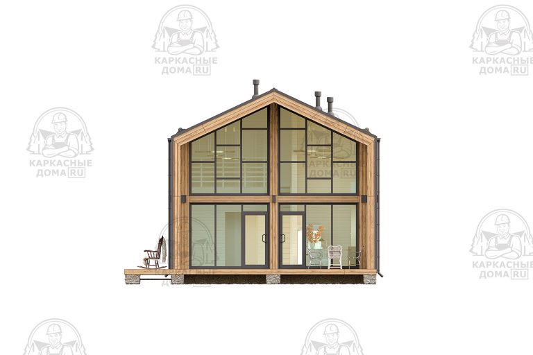 проект каркасного дома Андалузит Москва