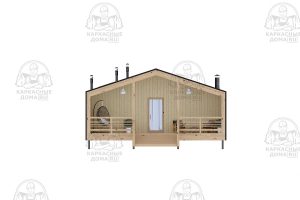 строительство каркасника 8x13 под ключ