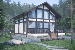Каркасный дом 8×14 проект «Диопсид»
