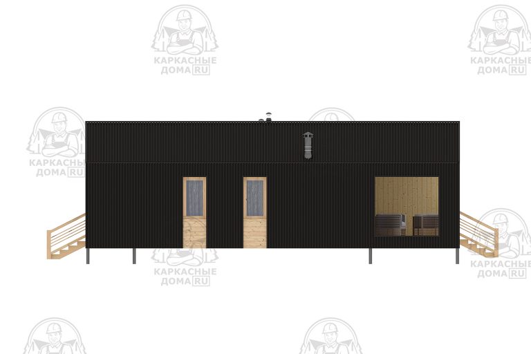 каркасный дом Сфен под ключ