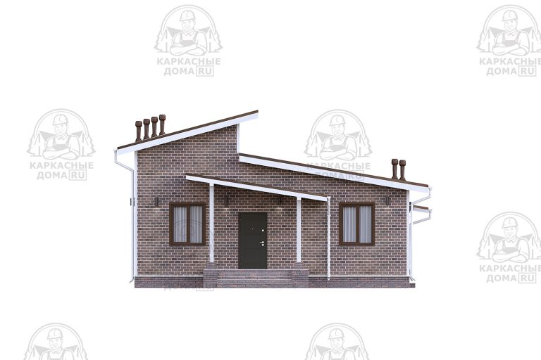 строительство каркасного дома 10x15 Аммолит