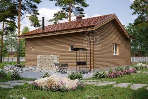 каркасный дом 9x9 под ключ