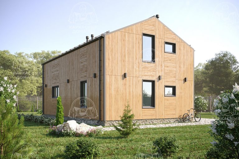 проект каркасного дома Андалузит 7x10 Москва