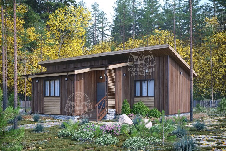 проект каркасного дома Демантоид Москва