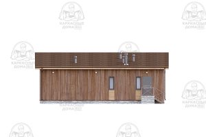 проект каркасного дома Демантоид 10x13 Москва