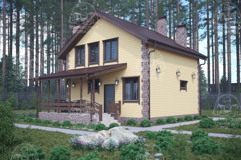 проект каркасного дома Кордиерит Москва