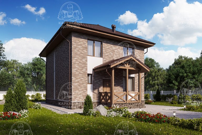 каркасный дом Индиголит под ключ