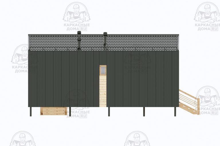 строительство каркасной бани Еремеевит