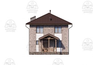 проект каркасного дома Индиголит Москва