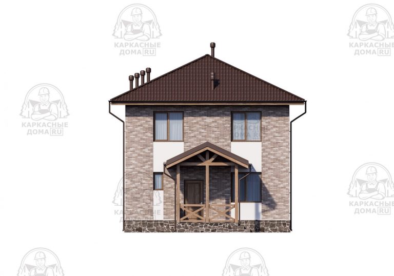 проект каркасного дома Индиголит Москва